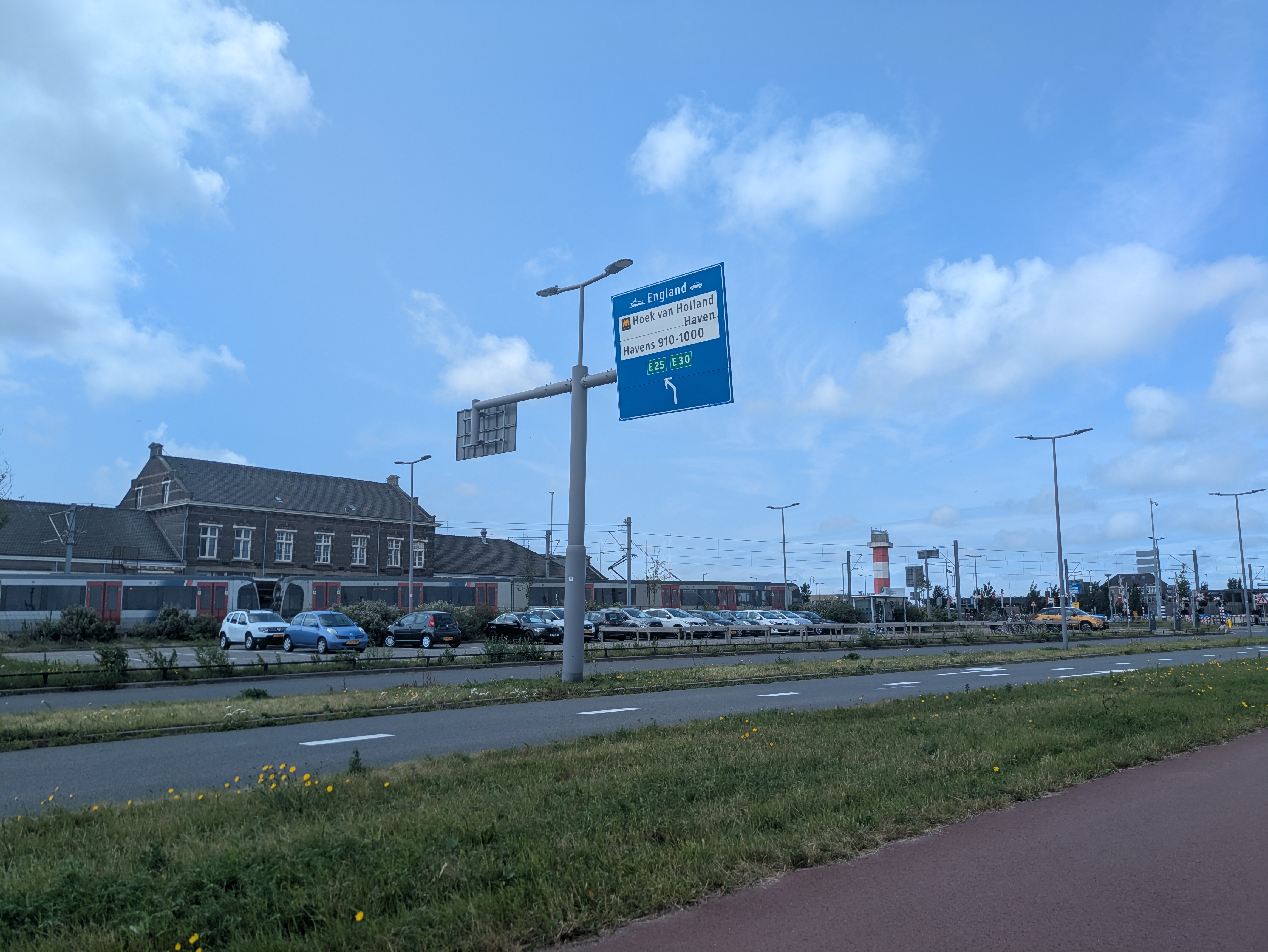 train to ferry to England