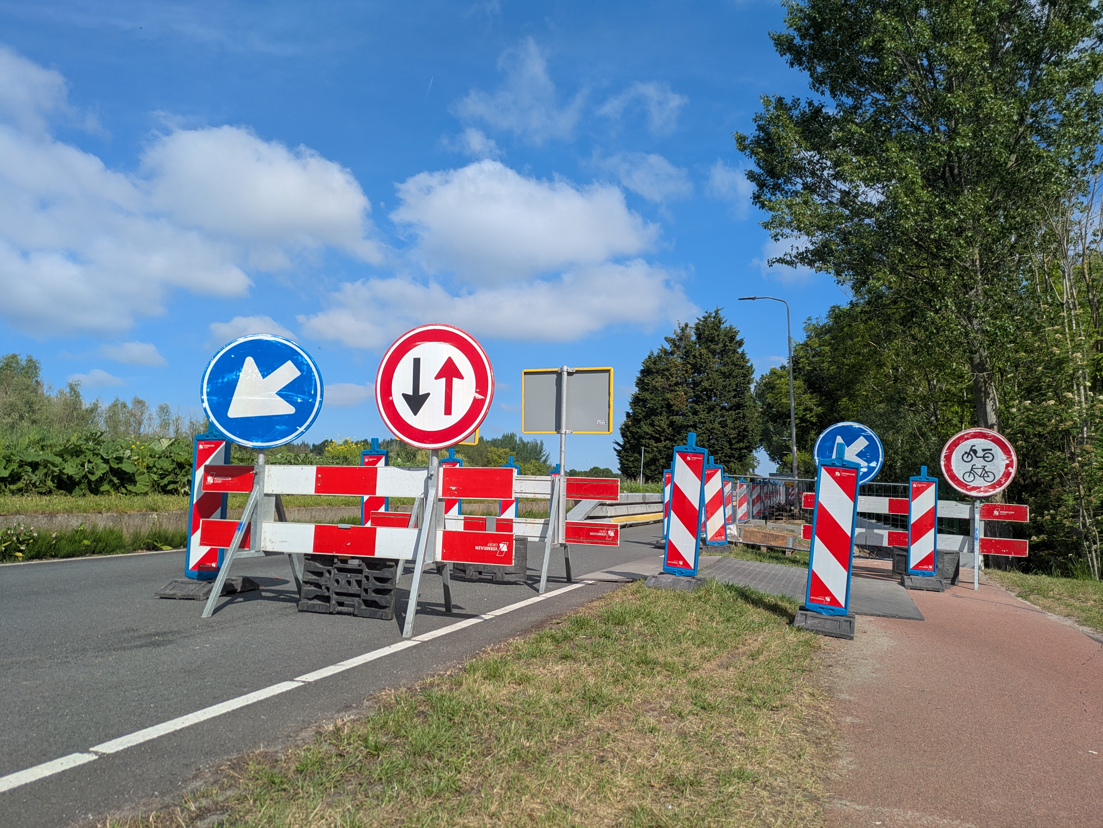 closed lane
