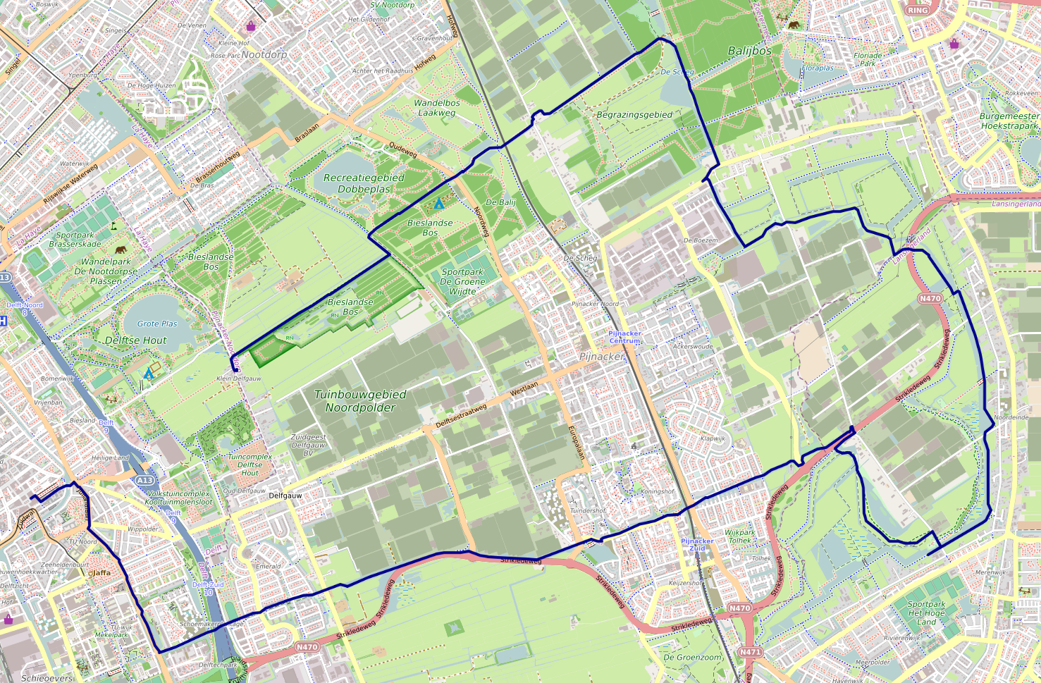 map of solo ride