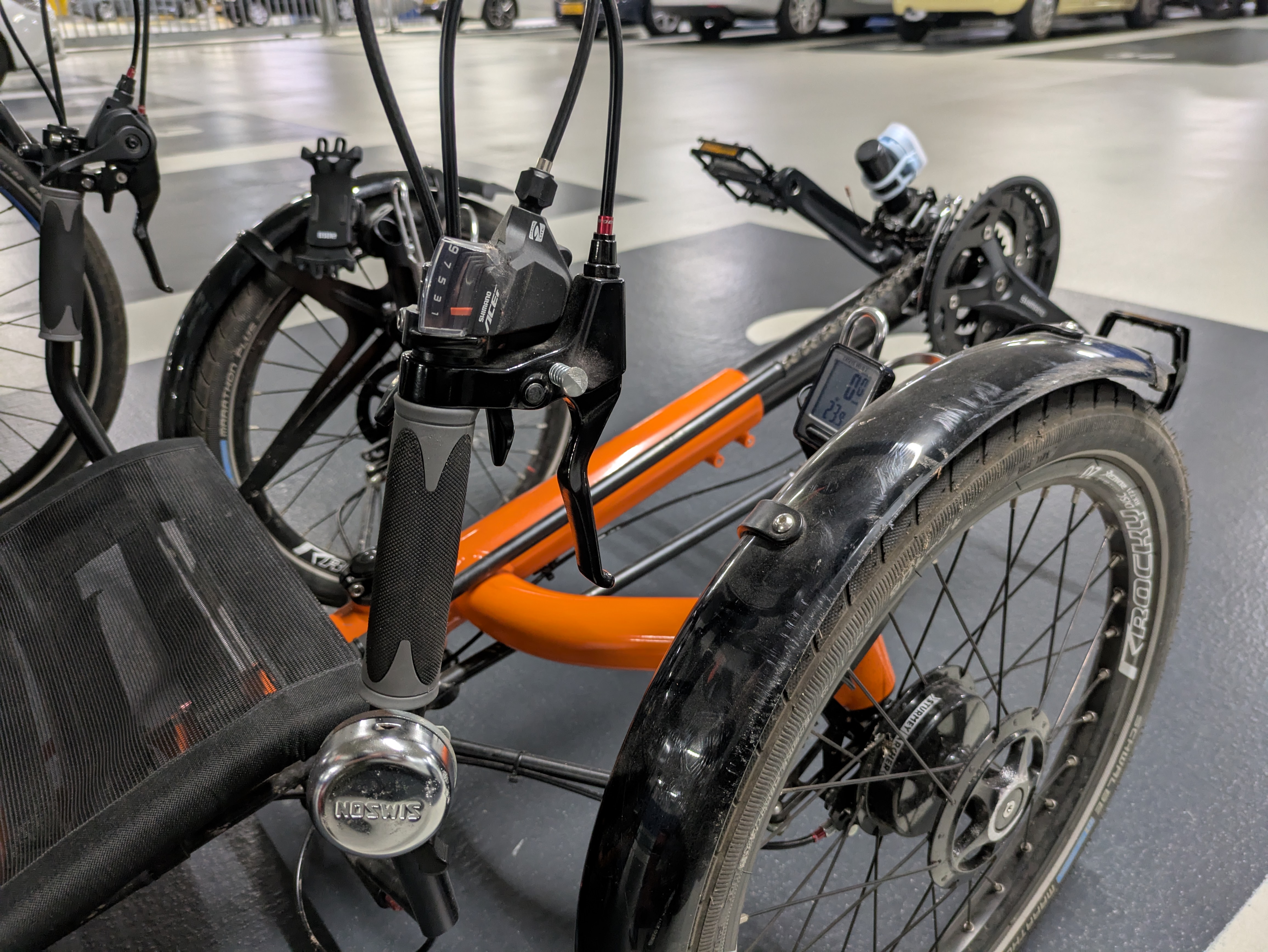 shifter somewhat scraped up